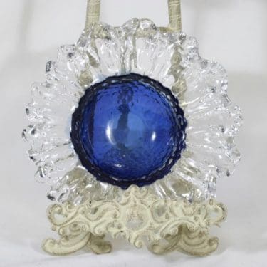 Humppila Kasvimaalla malja, sininen-kirkas, suunnittelija Pertti Santalahti, pieni