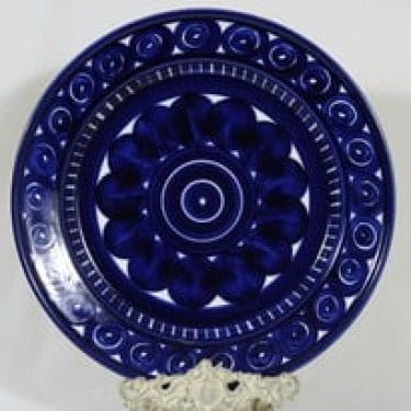 Arabia Valencia vati, suunnittelija Ulla Procope, suuri, käsinmaalattu, signeerattu