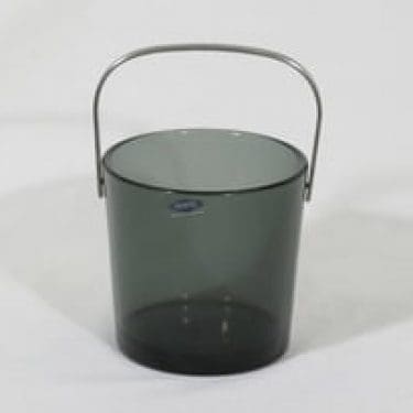 Nuutajärvi 1373 jääpala-astia, harmaa, suunnittelija Kaj Franck,