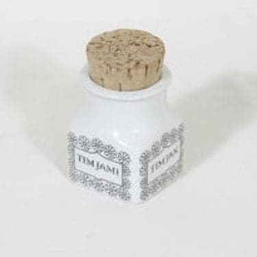 Arabia EK maustepurkki, timjami, suunnittelija , timjami, serikuva, tekstikuvio