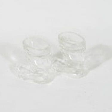 Kumela Lapikas koriste-esineet, kirkas, 2 kpl, suunnittelija , pieni