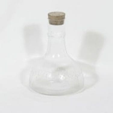 Iittala Niva karahvi, kirkas, suunnittelija Tapio Wirkkala,