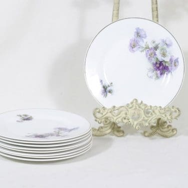 Arabia 1341 lautaset, pieni, 9 kpl, suunnittelija Eric O.W.Ehrström, pieni, siirtokuva