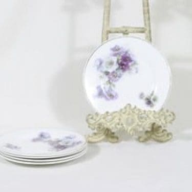 Arabia 1341 lautaset, pieni, 5 kpl, suunnittelija Eric O.W.Ehrström, pieni, siirtokuva