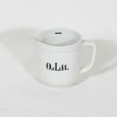 Arabia AR mittakaadin, 0.1 l, suunnittelija , 0.1 l, pieni, tekstikuvio