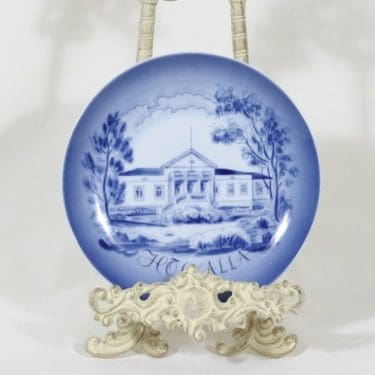 Arabia koristelautanen, signeerattu, suunnittelija Svea Granlund,