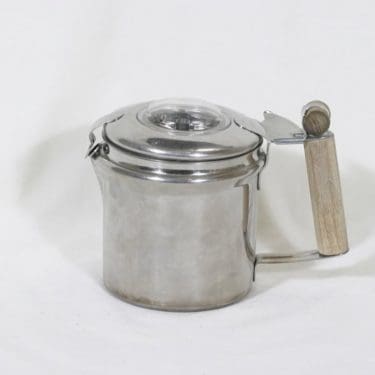 El-rod Maija pulputuskahvinkeitin, suunnittelija , pieni, kromattu