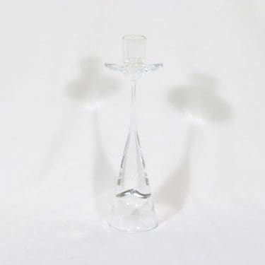 Nuutajärvi Aurora kynttilänjalka, kirkas, suunnittelija Heikki Orvola,