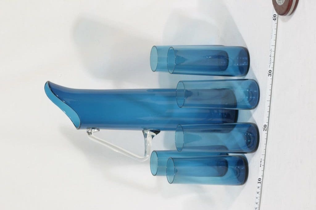 Riihimäen lasi Harlekiini mehukarahvi ja lasit, 150 cl|30 cl, 6 kpl, suunnittelija Nanny Still, 150 cl|30 cl kuva 2