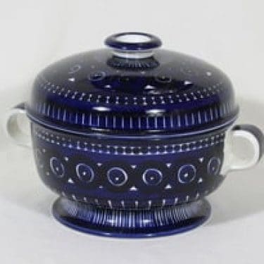 Arabia Valencia malja, 2.85 l, suunnittelija Ulla Procope, 2.85 l, suuri, käsinmaalattu, signeerattu