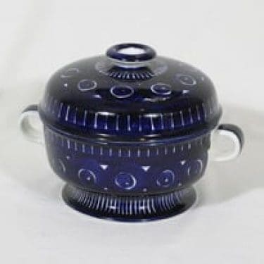 Arabia Valencia malja, 1.08 l, suunnittelija Ulla Procope, 1.08 l, käsinmaalattu, signeerattu