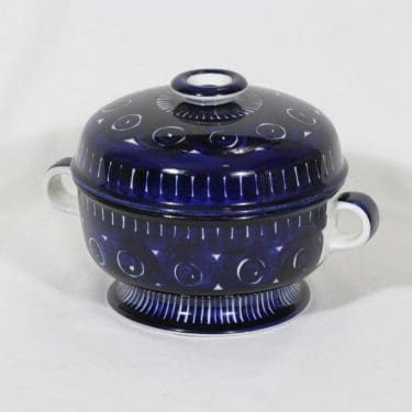 Arabia Valencia malja, 1.08 l, suunnittelija Ulla Procope, 1.08 l, käsinmaalattu, signeerattu