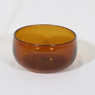 Nuutajärvi Kosta Boda kulho, signeerattu, suunnittelija Erik Höglund, signeerattu