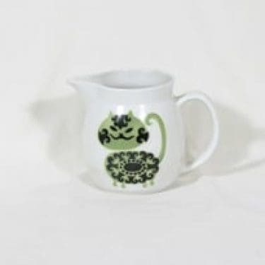 Arabia Kissa kaadin, 1 l, suunnittelija Raija Uosikkinen, 1 l, puhalluskoriste