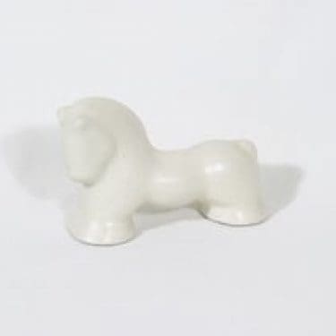 Kupittaan savi 310 figuuri, valkoinen, suunnittelija , hevosaihe