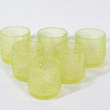 Riihimäen lasi Grapponia lasit, 16 cl, 6 kpl, suunnittelija Nanny Still, 16 cl