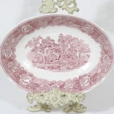 Arabia Maisema kulho, punainen, suunnittelija , kuparipainokoriste