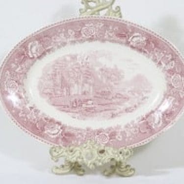 Arabia Maisema vati, punainen, suunnittelija , kuparipainokoriste