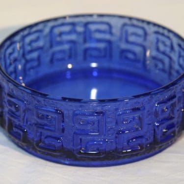 Riihimäen lasi Taalari kulho, sininen, suunnittelija Tamara Aladin,