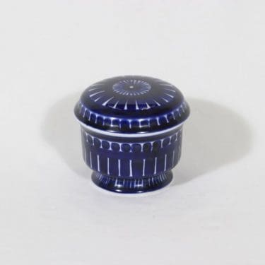 Arabia Valencia rasia, käsinmaalattu, suunnittelija Ulla Procope, käsinmaalattu, pieni, signeerattu