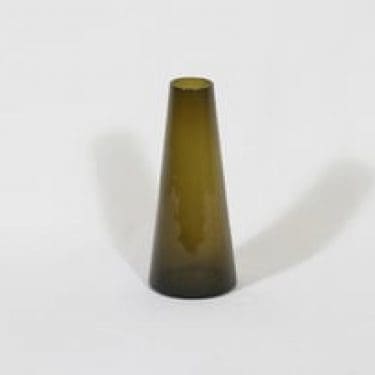 Nuutajärvi SH 105 maljakko, ruskea, suunnittelija Saara Hopea,