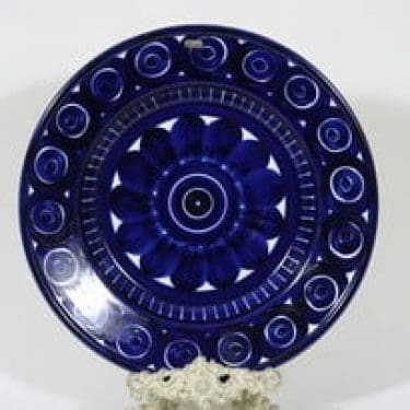 Arabia Valencia vati, käsinmaalattu, suunnittelija Ulla Procope, käsinmaalattu, suuri, syvä, signeerattu