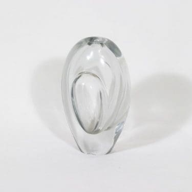 Nuutajärvi NJ 106 maljakko, signeerattu, suunnittelija Jaakko Niemi, signeerattu