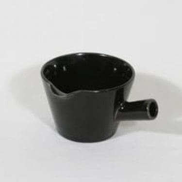 Arabia Kilta kastikekaadin, musta, suunnittelija Kaj Franck,