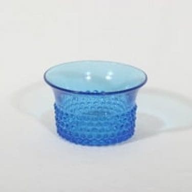 Nuutajärvi Näppyläkulho kuho, sininen, suunnittelija Saara Hopea,