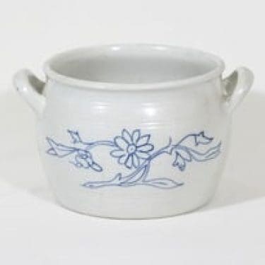 Arabia B 5 ruukku, kukkakuvio, suunnittelija , kukkakuvio, 5.85 l, kobolttimaalattu