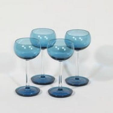 Riihimäen lasi Harlekiini väkeväviinilasit, 10 cl, 4 kpl, suunnittelija Nanny Still, 10 cl