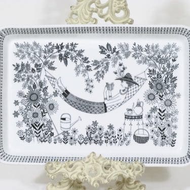 Arabia Emilia paistivati, suunnittelija Raija Uosikkinen, kuparipainokoriste