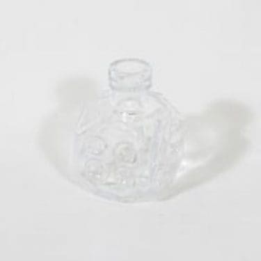 Riihimäen lasi Arpa on heitetty maljakko, kirkas, suunnittelija Erkkitapio Siiroinen, pieni