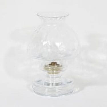 Riihimäen lasi Apollo kynttilälyhty, kirkas, suunnittelija Nanny Still, rihlakoriste