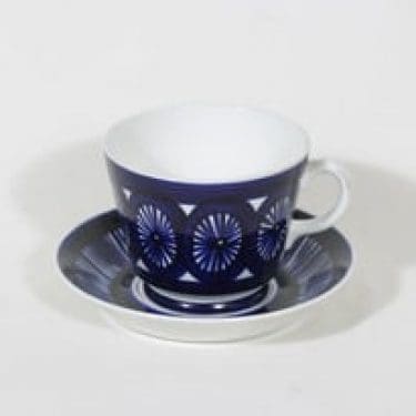 Arabia Fiesta kuppi, 50 cl, suunnittelija Ulla Procope, 50 cl, suuri, käsinmaalattu, signeerattu