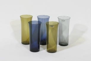 Nuutajärvi Trumpetti mehulasit, 25 cl, 5 kpl, suunnittelija Kaj Franck, 25 cl