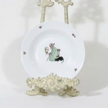 Arabia Hannu ja Kerttu lasten lautanen, syvä, suunnittelija , syvä, serikuva