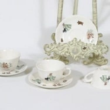 Arabia Hannu ja Kerttu lasten kupit, serikuva, 3 kpl, suunnittelija , serikuva