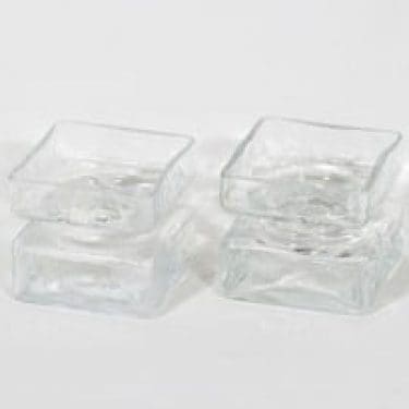 Riihimäen lasi Pala maljakot, koko 2/6, 2 kpl, suunnittelija Helena Tynell, koko 2/6, pieni, kirkas