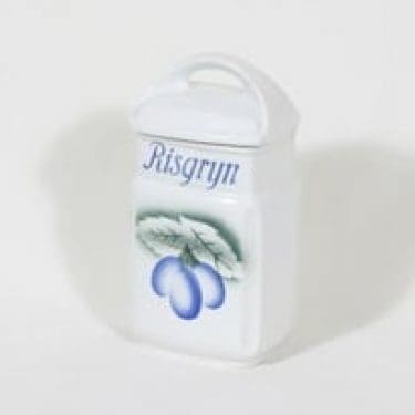 Arabia Luumu riisiryynirasia, suunnittelija Thure Åberg, puhalluskoriste