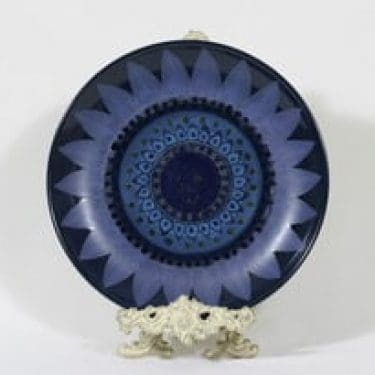 Arabia Kuutamo vati, käsinmaalattu, suunnittelija Hilkka-Liisa Ahola, käsinmaalattu, suuri, signeerattu