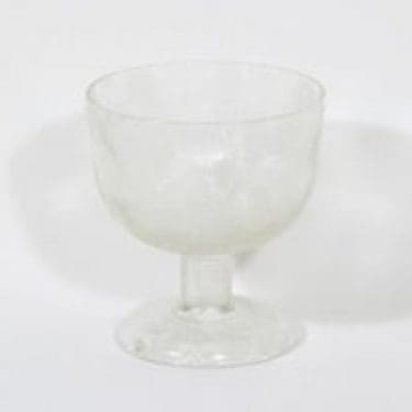 Nuutajärvi Miranda kulho, jalallinen, suunnittelija Heikki Orvola, jalallinen, suuri