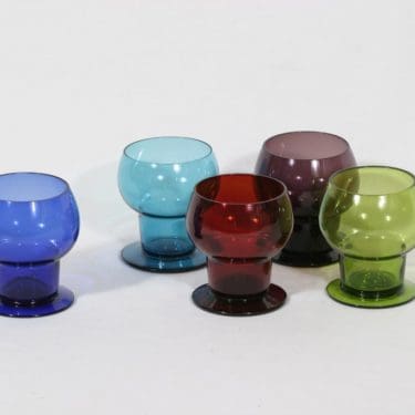 Nuutajärvi Viinilasi viinilasit, 12 cl, 4+1 kpl, suunnittelija Kaj Franck, 12 cl