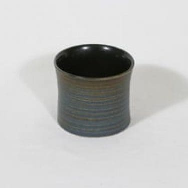 Arabia Runko maljakko, signeerattu, suunnittelija Annikki Hovisaari, signeerattu, pieni, värilasite