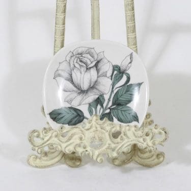 Arabia Rosa koristelautanen, Rosa Elida, suunnittelija Esteri Tomula, Rosa Elida, pieni, serikuva