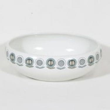 Arabia Olivia kulho, suunnittelija Raija Uosikkinen, serikuva, retro