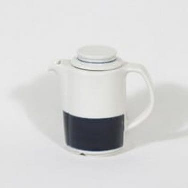 Arabia Kasino kahvikaadi, suunnittelija Göran Bäck, raitakoriste, pieni