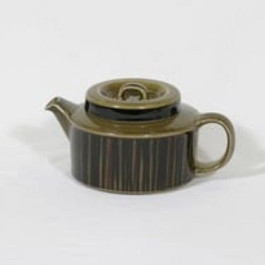 Arabia Kosmos teekaadin, 1.35 l, suunnittelija Gunvor Olin-Grönqvist, 1.35 l, puhalluskoriste, retro