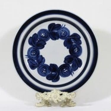 Arabia Anemone vati, käsinmaalattu, suunnittelija Ulla Procope, käsinmaalattu, signeerattu, retro