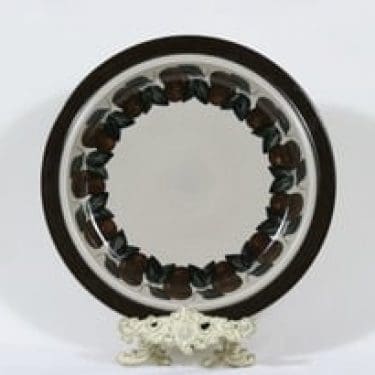 Arabia Ruija vati, käsinmaalattu, suunnittelija Raija Uosikkinen, käsinmaalattu, retro